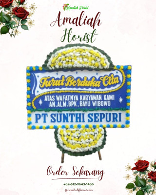 Papan Bunga Duka di Rancabali