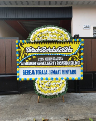 Papan Bunga Duka di Rancabali