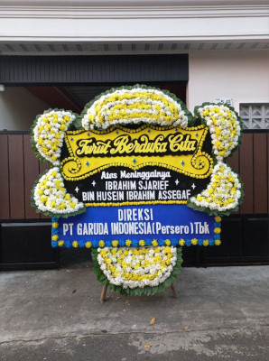 Papan Bunga Duka di Rancabali