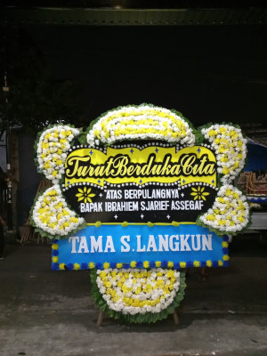 Papan Bunga Duka di Rancabali